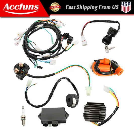 ya 8 5.27.2 Suitable for Yamaha Warrior 350 YFM350X 1997-01 ignition coil CDI regulator and wiring harness