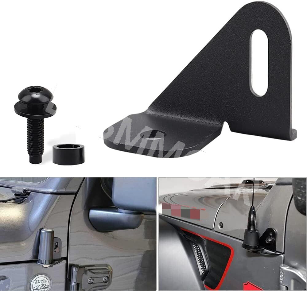 ya 3 6.25 CB Antenna Mount Bracket Fit for Jeep for Wrangler JL JLU Gladiator JT 2018-2022