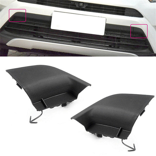 ya 4 6.17.2 2 x front bumper towing hook covers 53285-0R100 53286-0R100 for Toyota RAV4 2016-18