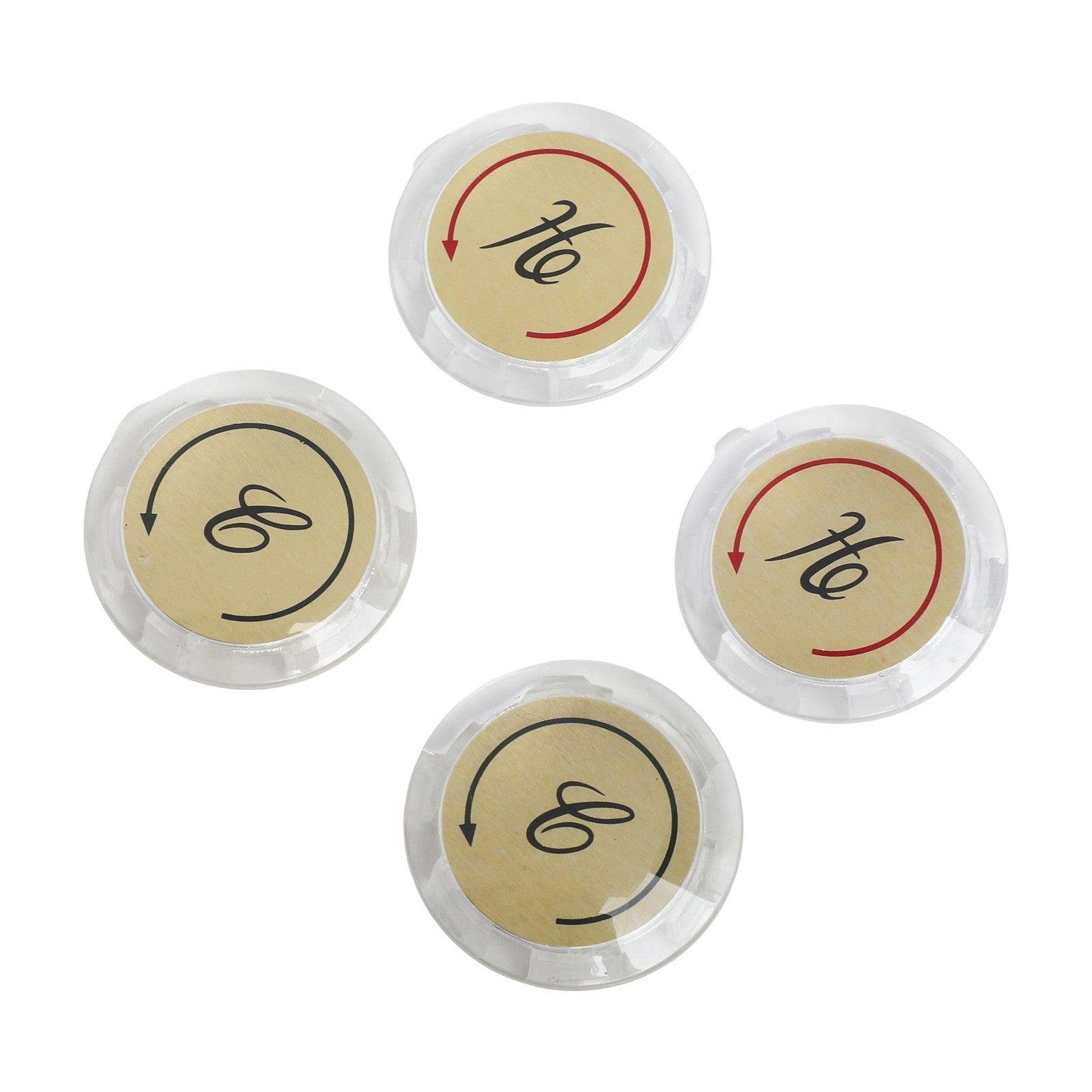 ya 14 Replacement Faucet Index Buttons 8 Pack for Hot and Cold Water Control