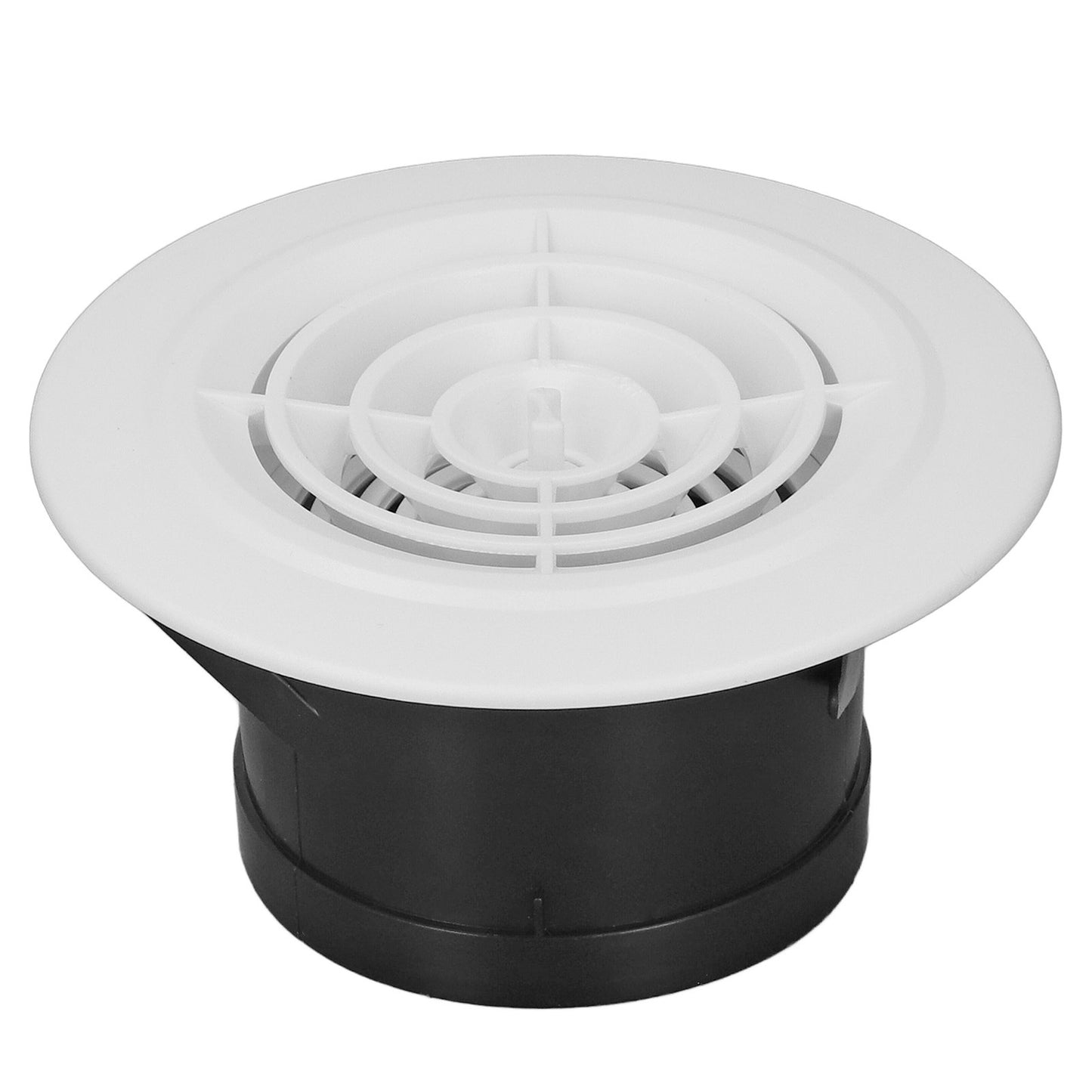 ya 25 Rotatable Round Vent Cover Adjustable Air Exhaust Cover For Bathroom 4in