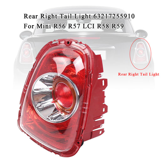 ya 1 8.5.1 Rear Right Tail Light 63217255910 for Mini R56 R57 LCI R58 R59