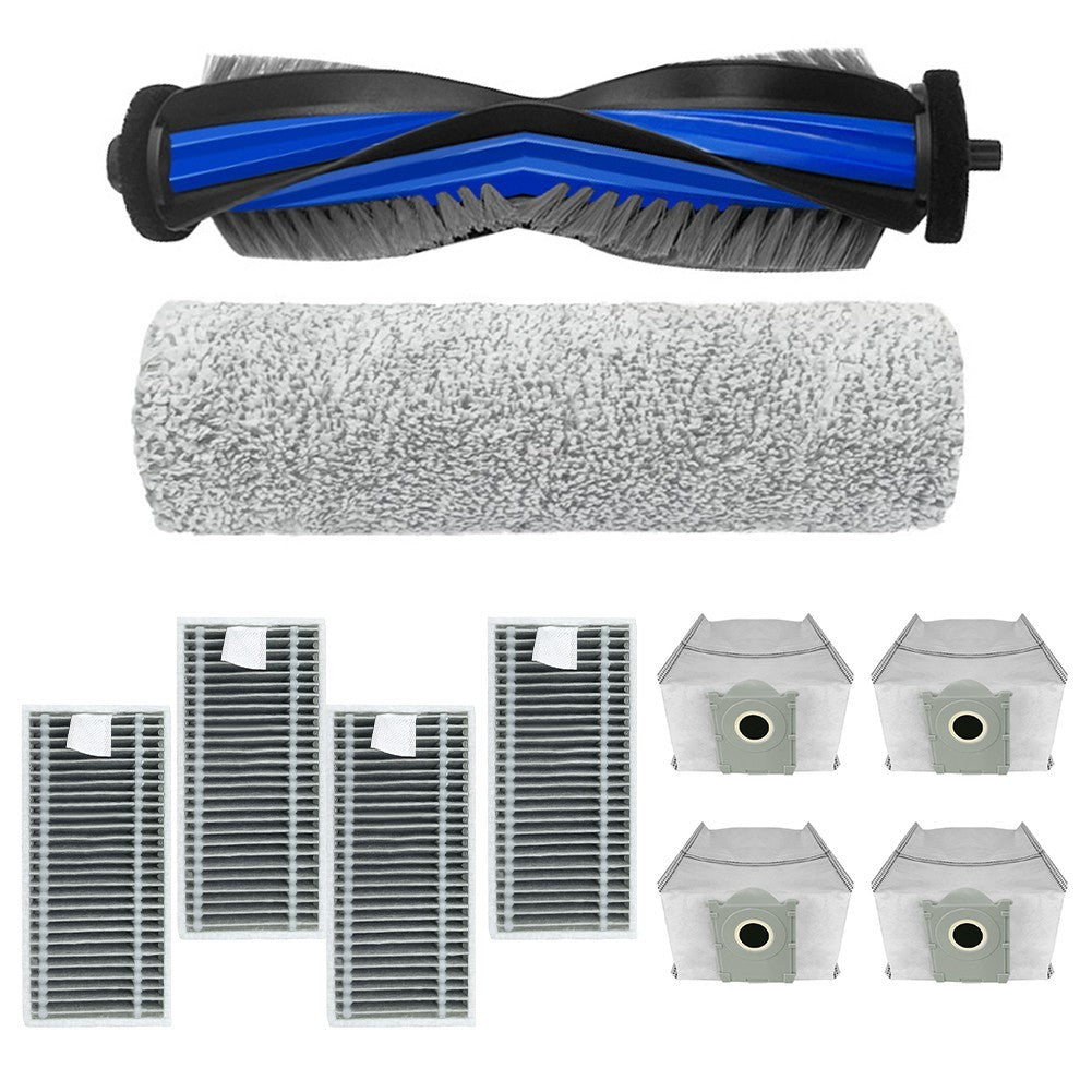 ya 25 Essential Filter Dust Bags and Brush Kit for For Deebot X9 Pro Vacuum