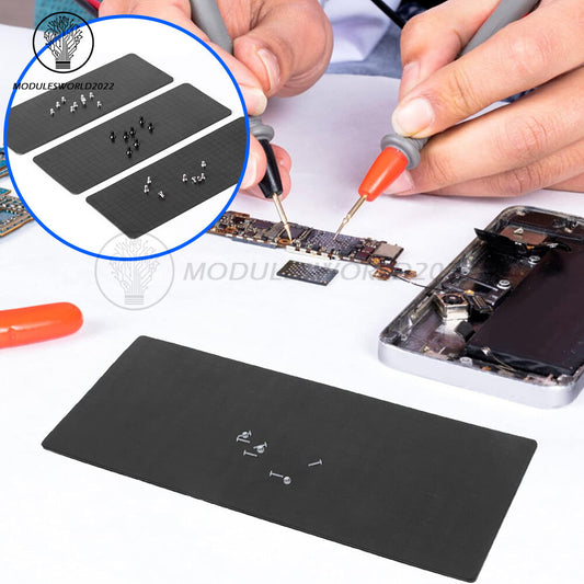 ya 14 Magnetic Screw Memory Mat Screw Postion Memory Plate Work Pad Cell Phone Repair