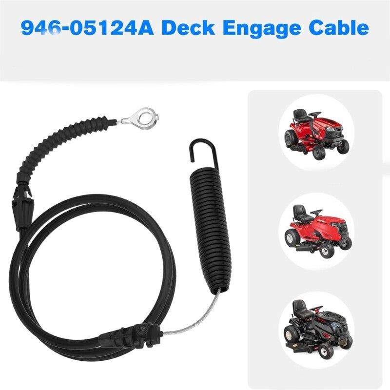 ya 14 Spring End Riding Lawn Deck Cable Wire Wear Resistant Rubber Construction
