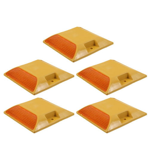 ya 10 5.29 5 Pcs Road Reflectors for Driveway Highway Reflective Markings Marker Studs