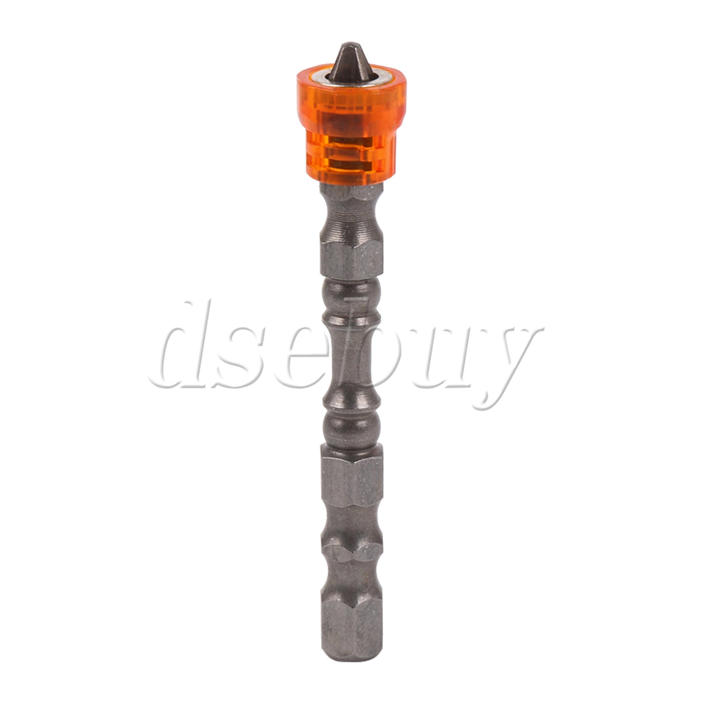 ya 26 25PCS Magnetic Collar Design Chrome Steel Screwdriver Bit 1/4 Hex Shank Orange