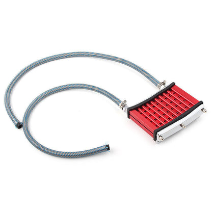 ya 5 8.7 Motorcycle Engine Oil Cooler Cooling Radiator Kit Fit 125CC 140CC 150CC ATV Red