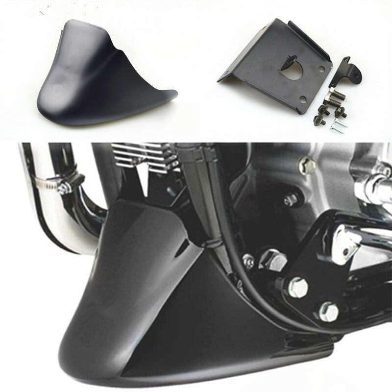 ya 5 8.7 Matte Black Chin Fairing Front Spoiler for Harley Sportster XL 883 XL1200 04-14