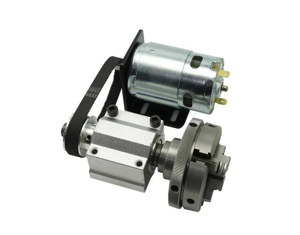 ya-26-7.28-Lathe-Woodworking-Bead-Machine-Lathe-80-Four-jaw-Chuck-Spindle-Assemblya