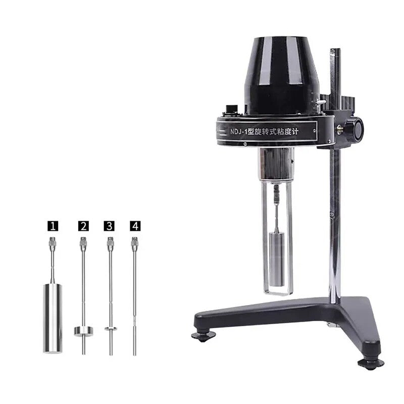 Portable Viscometer Tester Ndj-1 Rotational Viscometer Viscometer with 1-4#