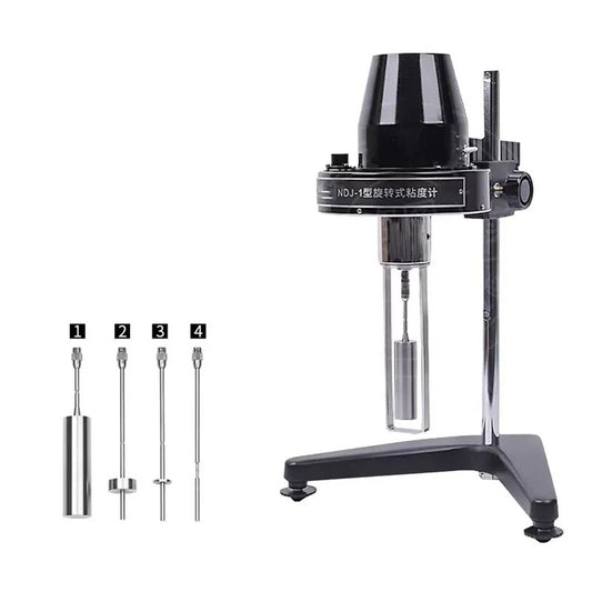 Portable Viscometer Tester Ndj-1 Rotational Viscometer Viscometer with 1-4#