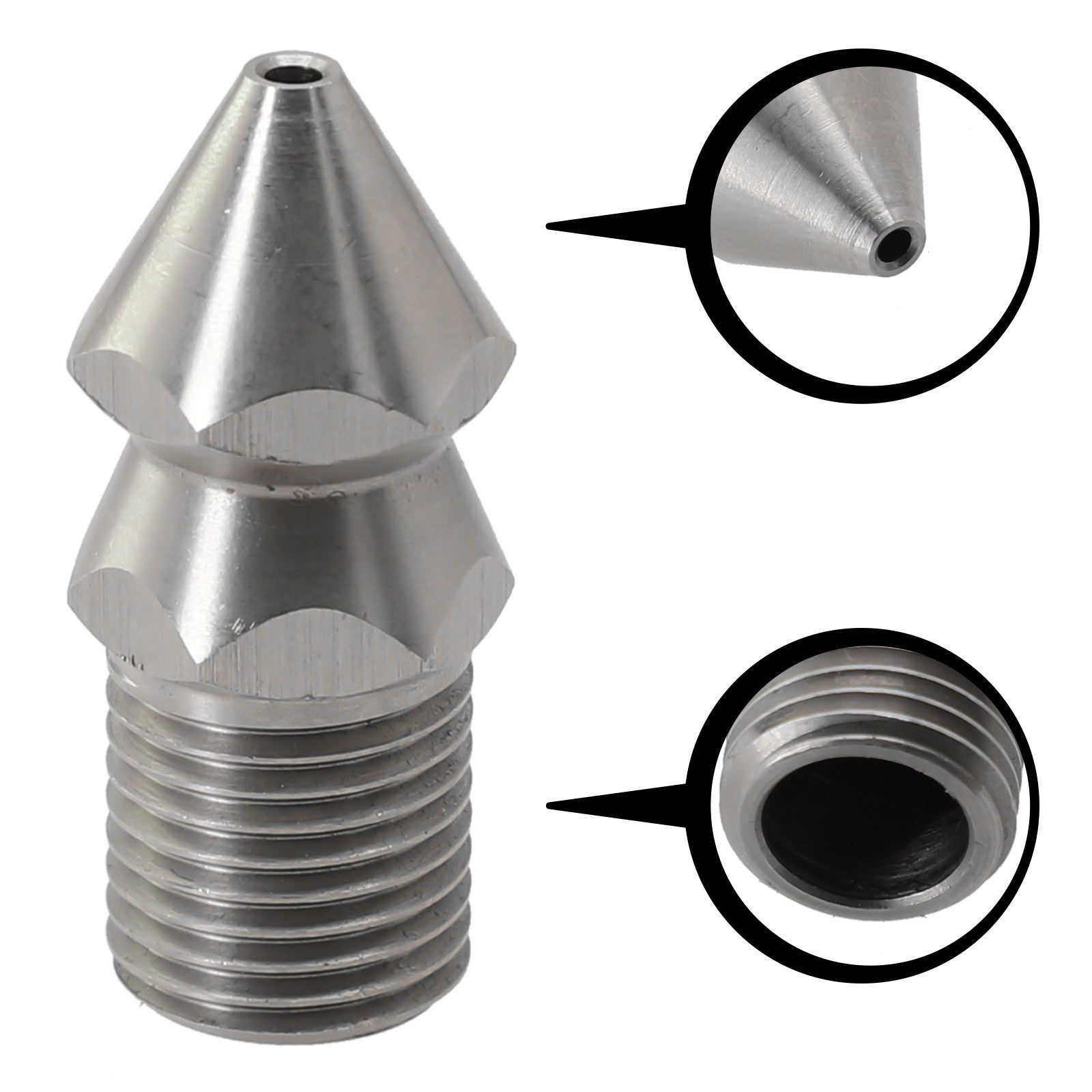 ya 26 1/4M Pressure Washer Drain Sewer Cleaning Pipe ter Spray Nozzle 4
