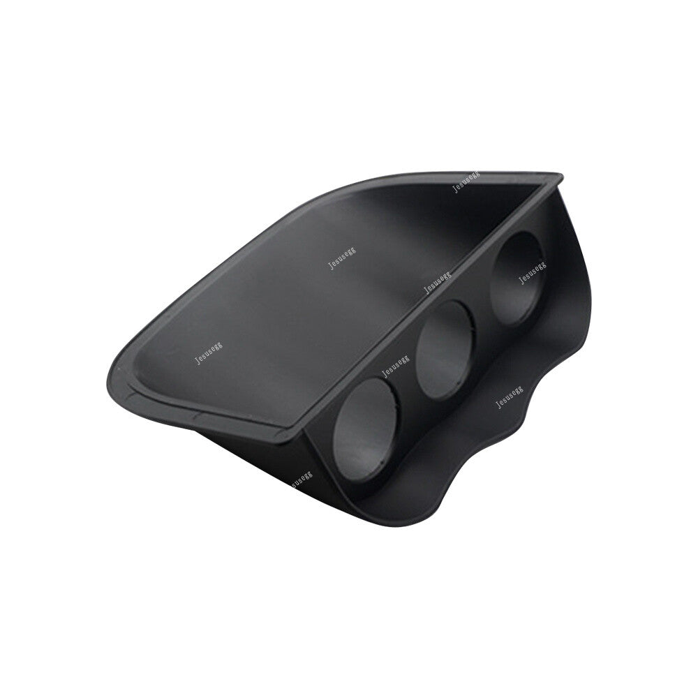 ya 5 8.7 52mm Car Black Triple Dash Gauge Meter Pod 3 Hole Dashboard Mount Holder