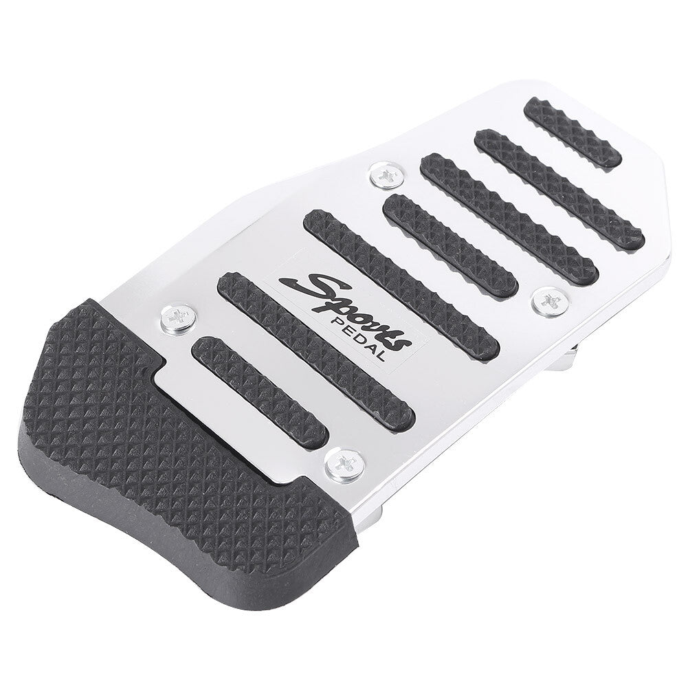 ya 9 6.5.2 Silver Car Brake Clutch Throttle Foot pedal Unversal Fit Manual Car Sport Pedals