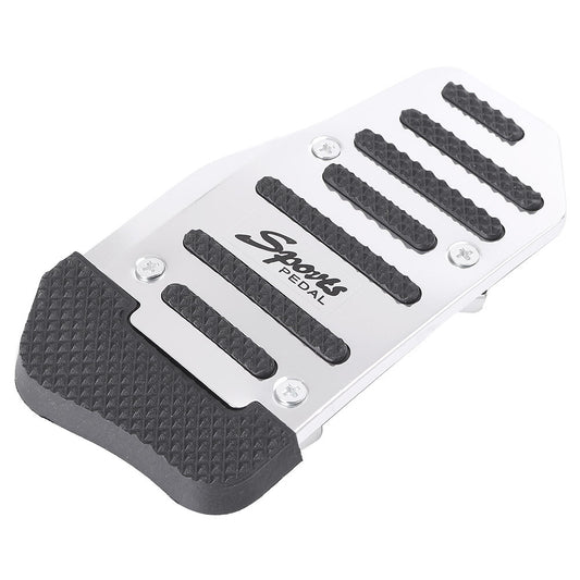 ya 9 6.5.2 Silver Car Brake Clutch Throttle Foot pedal Unversal Fit Manual Car Sport Pedals