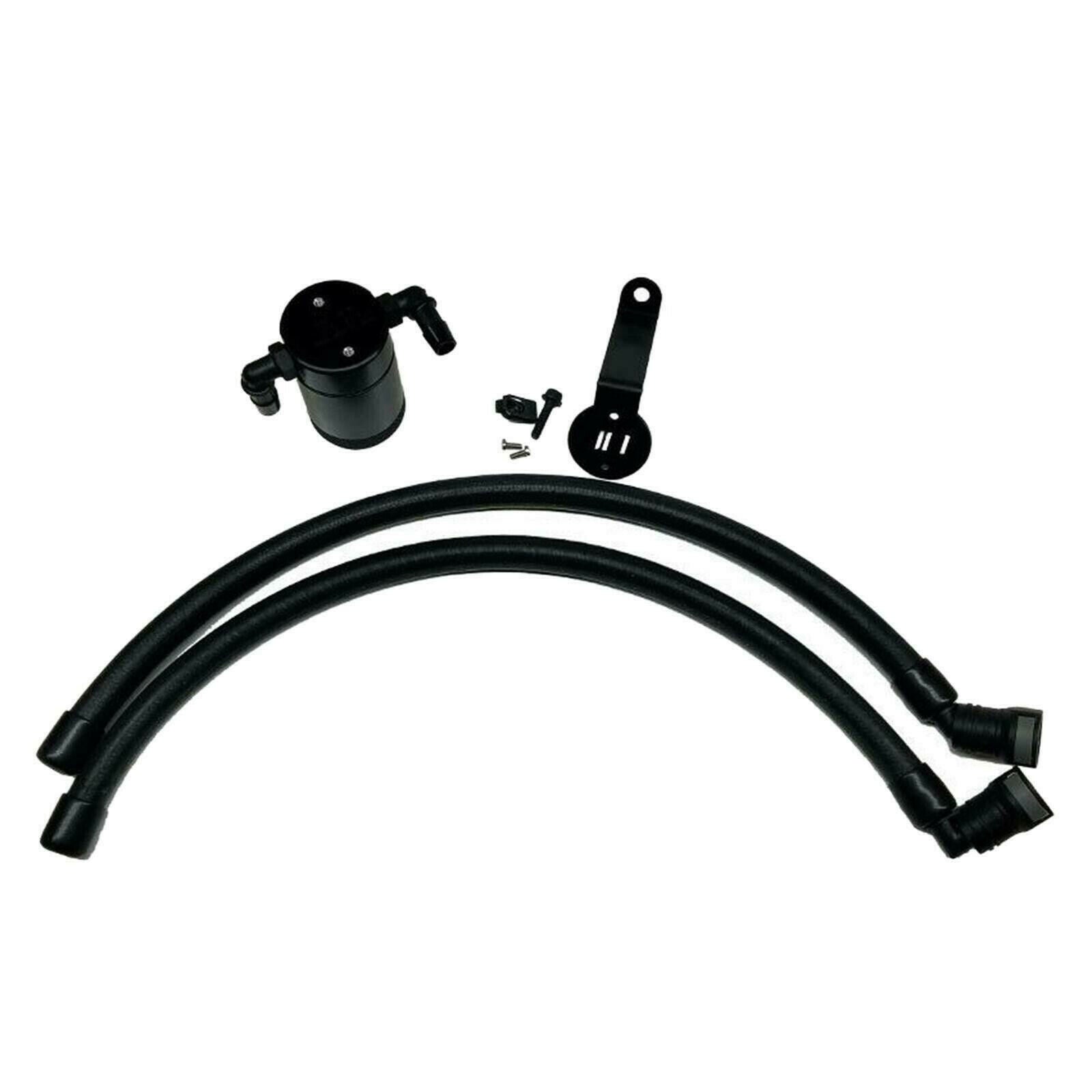 ya 5 8.7 Black JLT3016P-B Billet Oil Separator Capture for 11-21 for Ford F-150 5.0 V8 Coyot