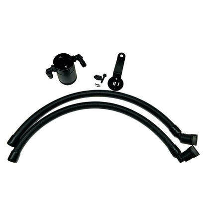 ya 5 8.7 Black JLT3016P-B Billet Oil Separator Capture for 11-21 for Ford F-150 5.0 V8 Coyot