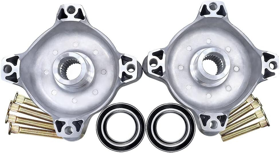 ya 5 8.7 Front Left Right Wheel Hub Service kit with Studs and 44mm Bearings for Polaris