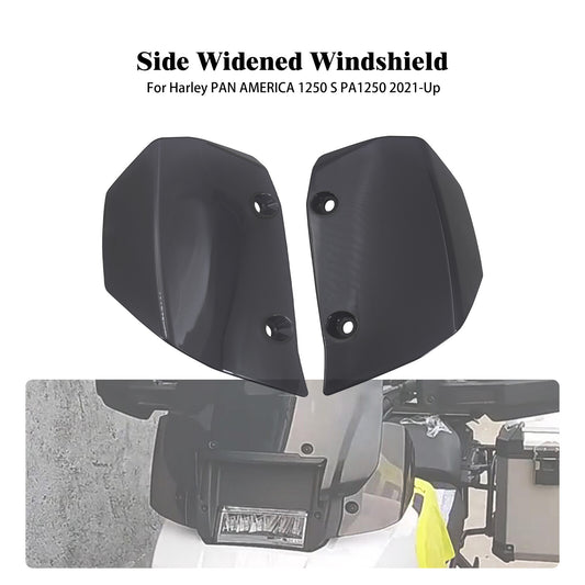 ya 7 6.11 Side Windshield Extension Windscreen Fit for Harley Pan America 1250S 2021-2023