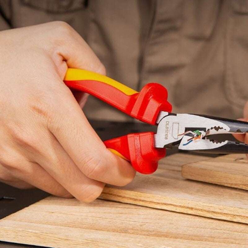 ya 25 Reliable Insulated Electrical Pliers, 6Inch Long, Suitable for High Voltage