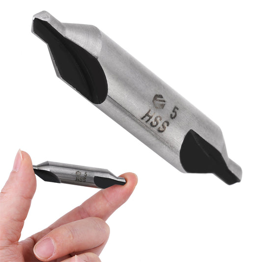 ya 25 6pcs 1/1.5/2/2.5/3/5mm 60 De  Center Drill Bits Centering Drills Tools