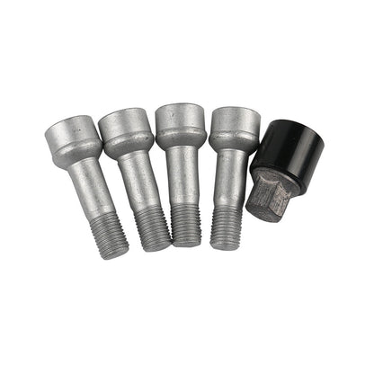 ya 5 8.7 5pcs A0019901707 M14x1.5x45 Wheel Set Studs Lugs Long Safety Bolts Fits for Mercedes