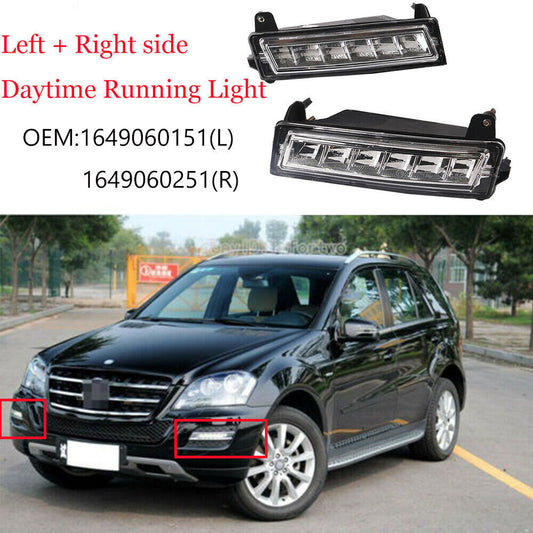 ya 1 7.4 1 dual day running light DRL for 2010-2012 for Mercedes-Benz ML GLK-