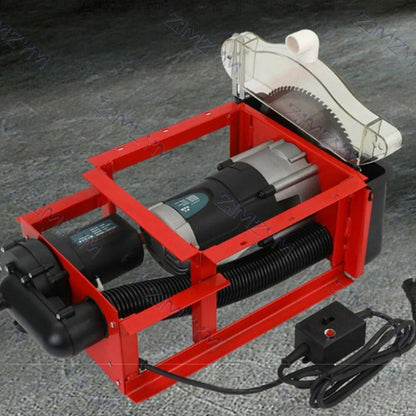 ya 26 Woodworking Flip Chain Saw Dual-Motor Dust-ee Table Saw Vacuum Cutting Machine