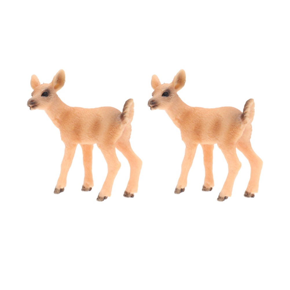 ya 25 2 Pcs Deer Decorations Indoor Animal Figurines Or ment