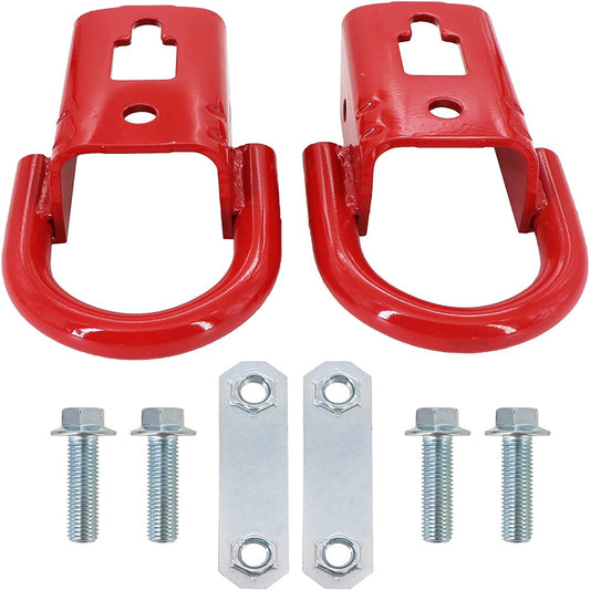 ya 2 6.26.2 2-Piece Tow Hook FL3Z17N808A with Hardware Front for 2009-2019 for Ford F150 New