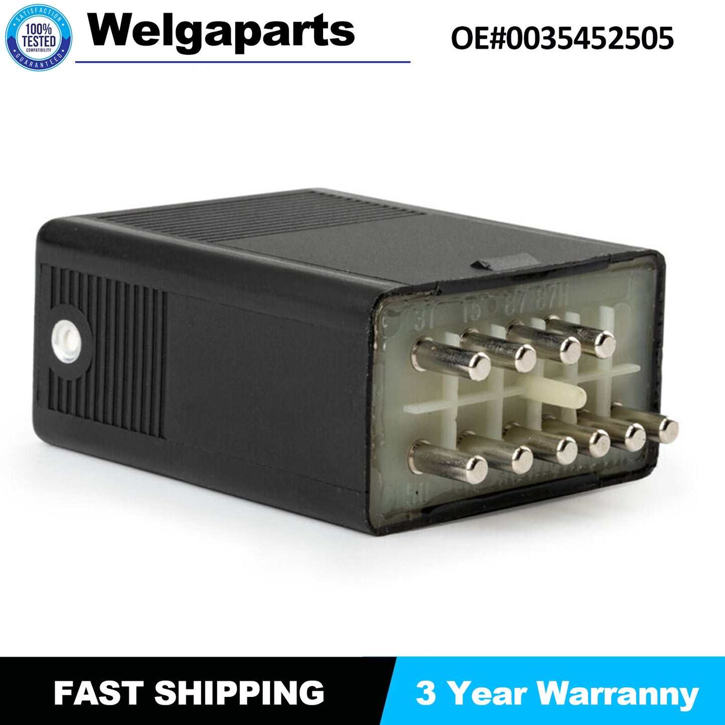 ya 27 7.2 Fuel Pump Relay 0035452505 New for Mercedes Benz R107 W126 C126 420SE 420SEL US