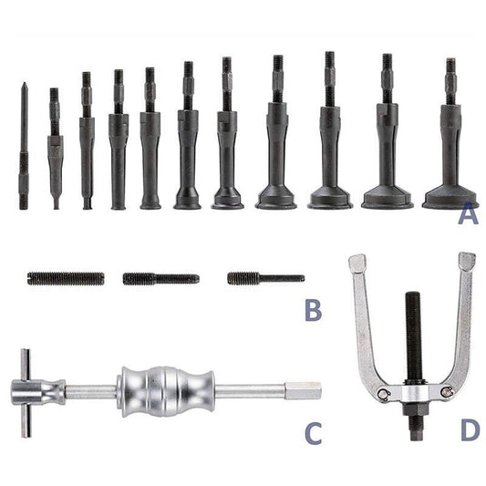 ya 14 16PCS Motors Blind Hole Guide ing Puller Inter l Extractor Installation