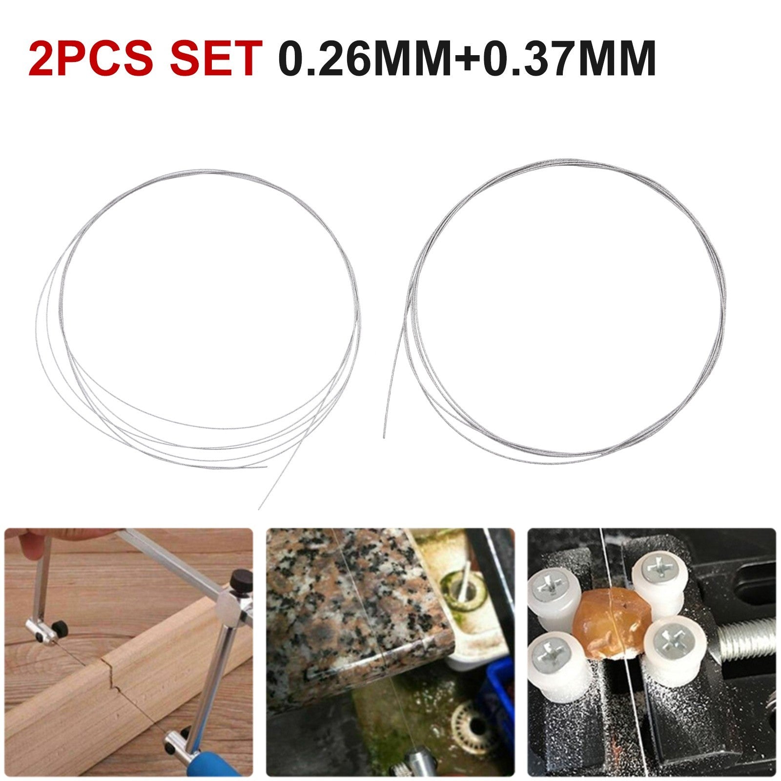 ya 28 For Cutting Gemstones Saw Blades Cutting Wire Home Tool Parts 2pcs Set