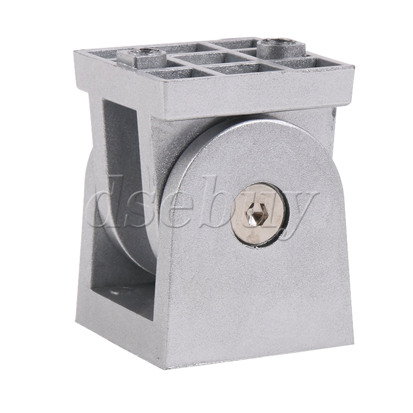 ya 26 Silver Living Hinge 4040 Series Aluminum Extrusion Fitting 0.67 Inch
