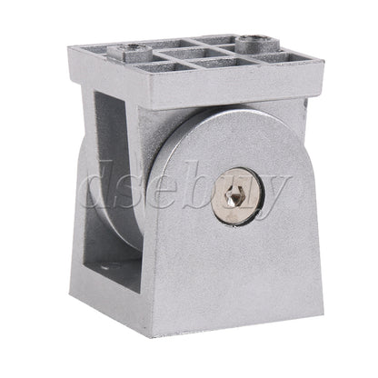 ya 26 Silver Living Hinge 4040 Series Aluminum Extrusion Fitting 0.67 Inch