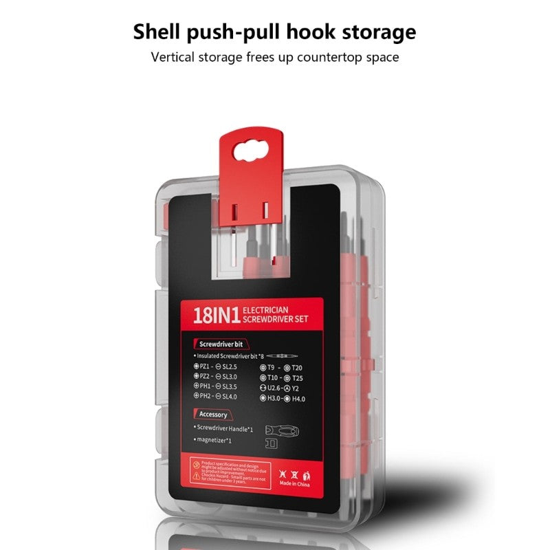 ya 25 18 in 1 Electrician Screwdriver Set Steel Divisions ABS+ Grip Professio l Tool