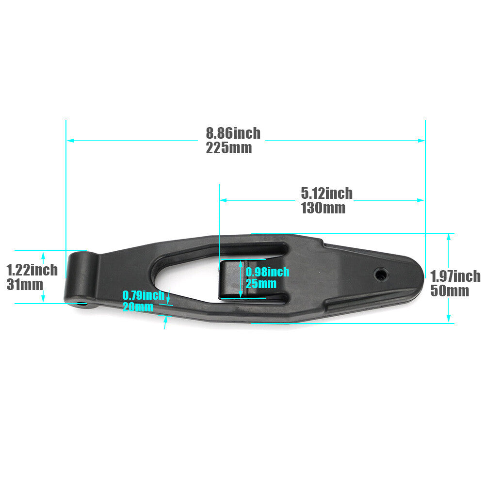 ya 5 8.7 2PCS Hood Latch Base Fits for Kenworth T300 T600 T800 W900 for Peterbilt L56-0001
