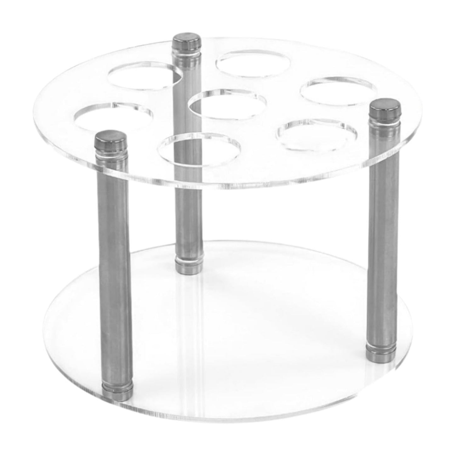 ya 25 Flavor Cartridge Holder Acrylic Water Bottle Stand Case Round Support Stand
