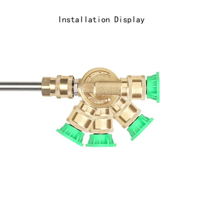 ya 26 1/4 Quick Connecting Fitting Power Washer Spray Nozzles Tips Multiple Angles