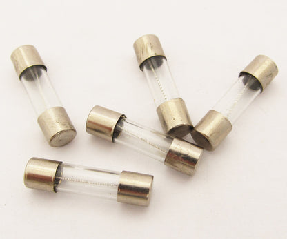 100pcs Low Breaking Low Current 5mm x 20mm Slow Blow Time Delay Glass Tube Fuse