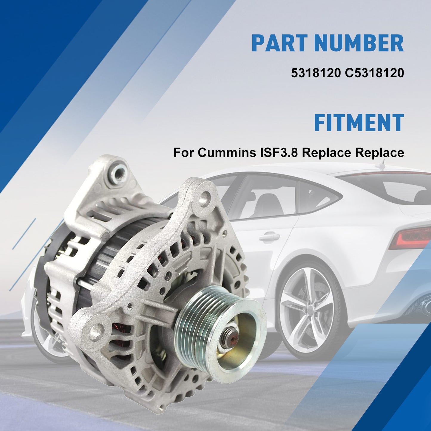 ya 27 7.2 Generators Alternator Suitable for Engine ISF3.8 5318120 C5318120 New