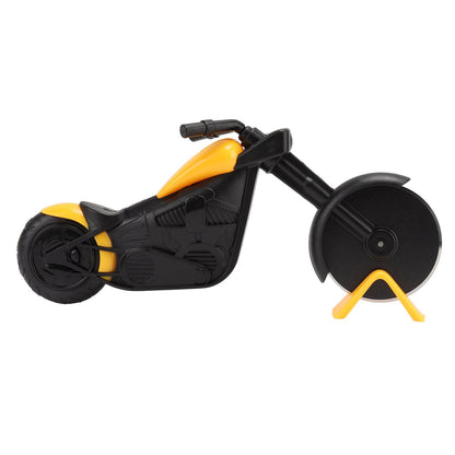 ya 26 Yellow Pizza Cutter Wheel Motorbike Appearance Stainless Steel Pizza Roller