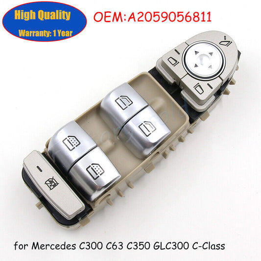 ya 1 8.5.1 The beige electric window switch is suitable for C63 C350 GLC300 C-Class A2059056811