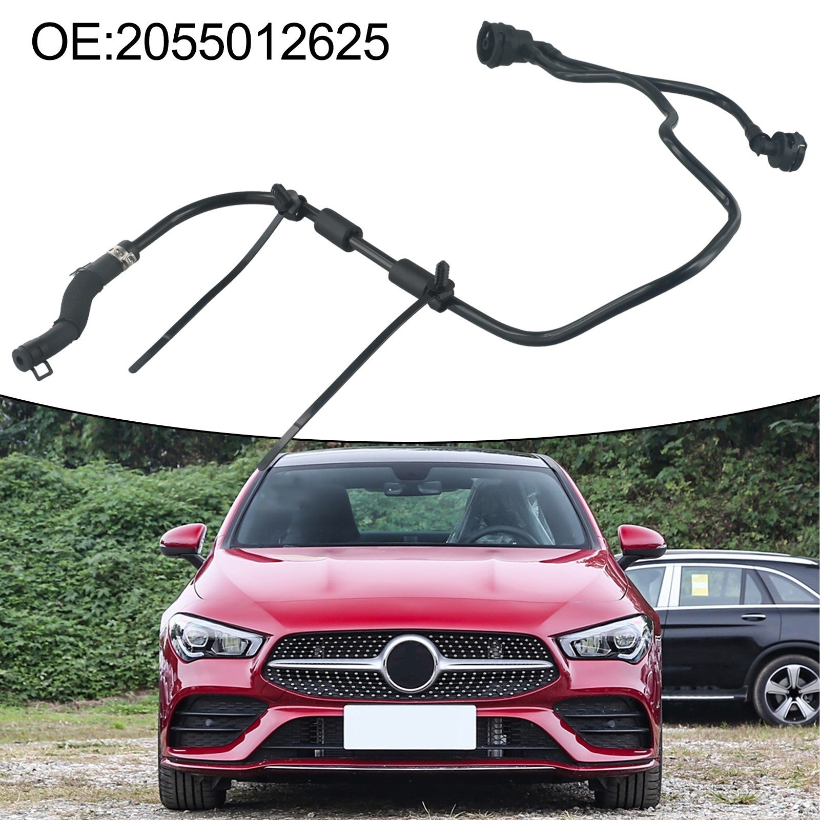 ya 11 6.8 2055012625 Engine Coolant Overflow Hose for for Mercedes-Benz For C300 2015-2017