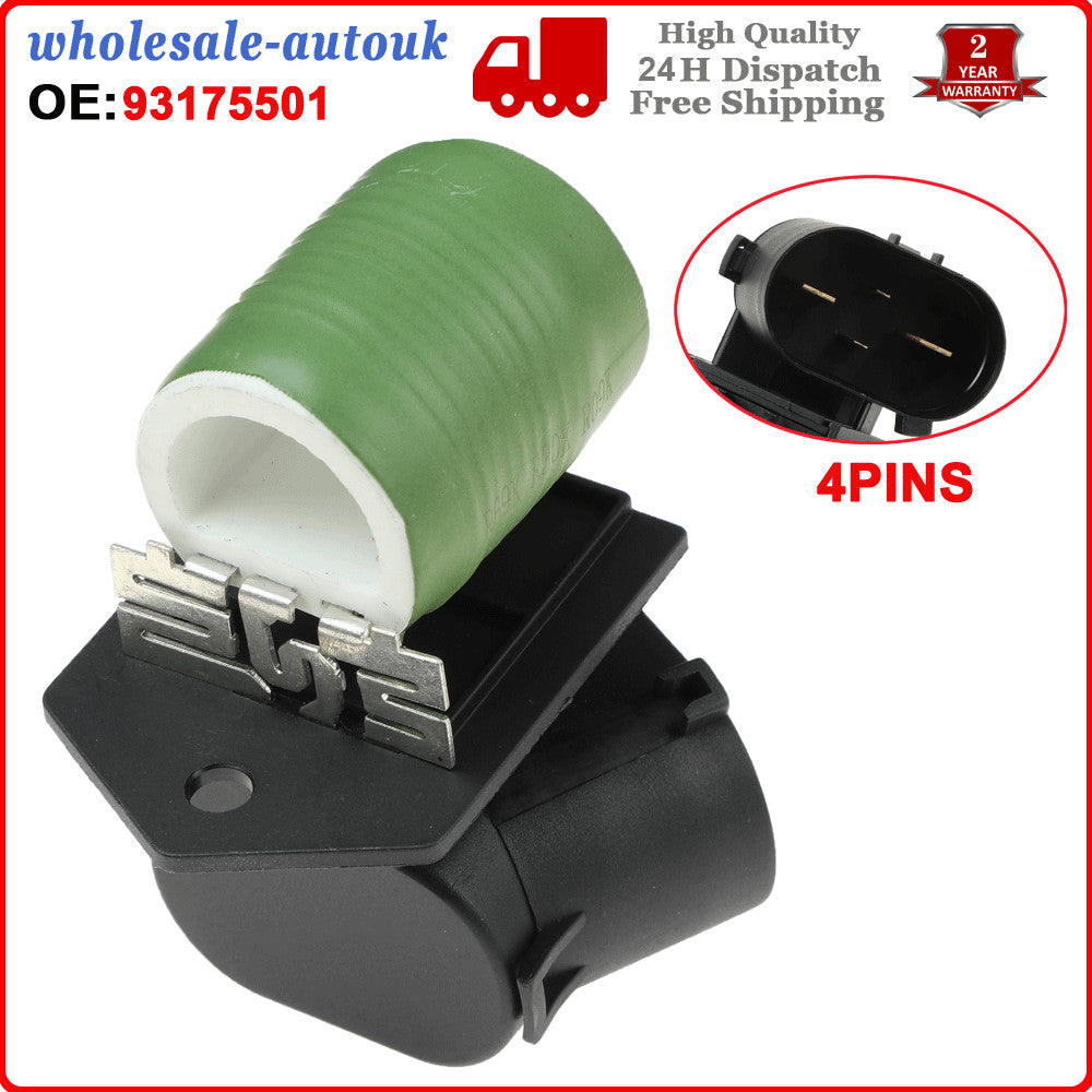 ya 5 8.7 BLOWER FAN MOTOR HEATER RESISTOR for VAUXHALL for Opel for Astra Mk4 1341721 GM 93175501