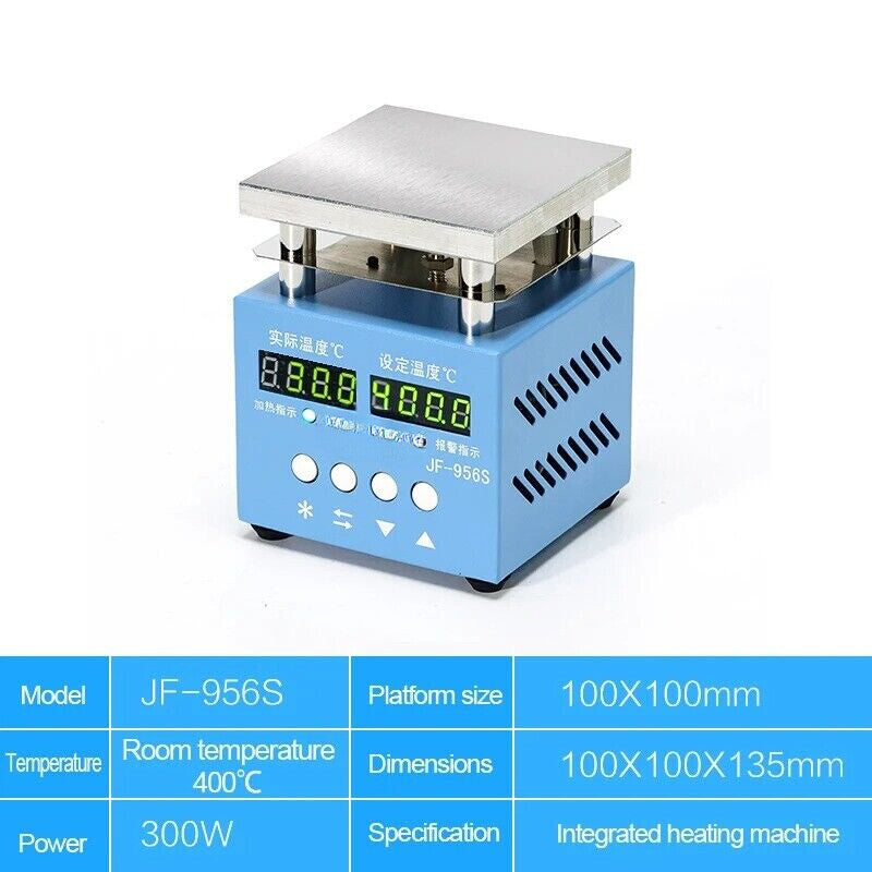 ya 26 8.1 Dual Display Heating Plate LED Bead Welding Table Adjustable Ironing Machinea