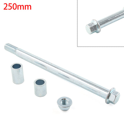 ya 5 8.7 15mm 250mm + 2 Spacers Front Rear Back Axle for 125cc 140cc Dirt Bike