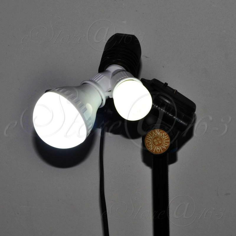 ya 14 2x 1To2 E27 LED Lamp Bulb Splitter Screw Holder Light Base Adapter Y Converter