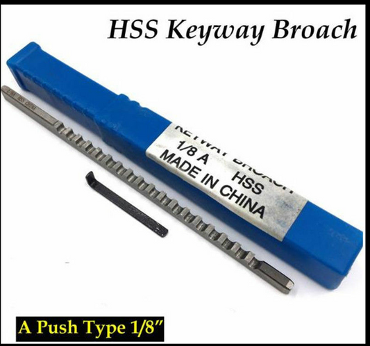 4mm B1 Push-Type Keyway Broache Metric Size HSS Keyway Cutting Tool for CNC New